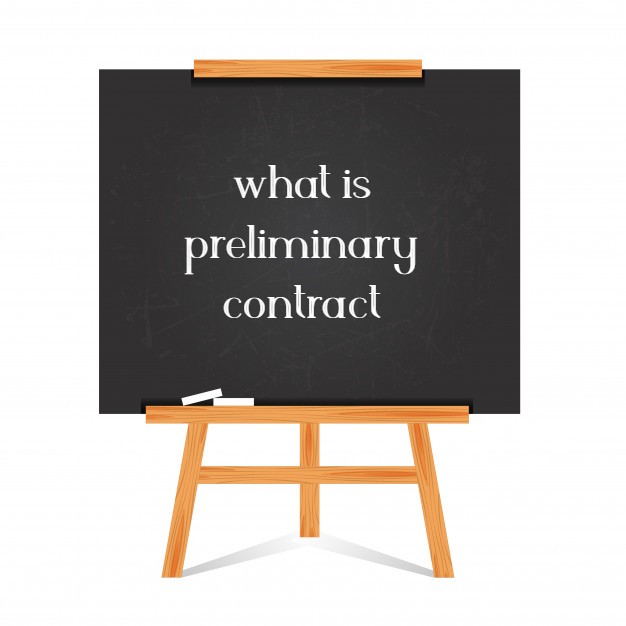 what is preliminary contract