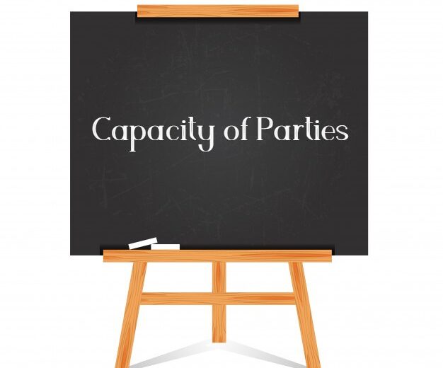 Capacity of Parties