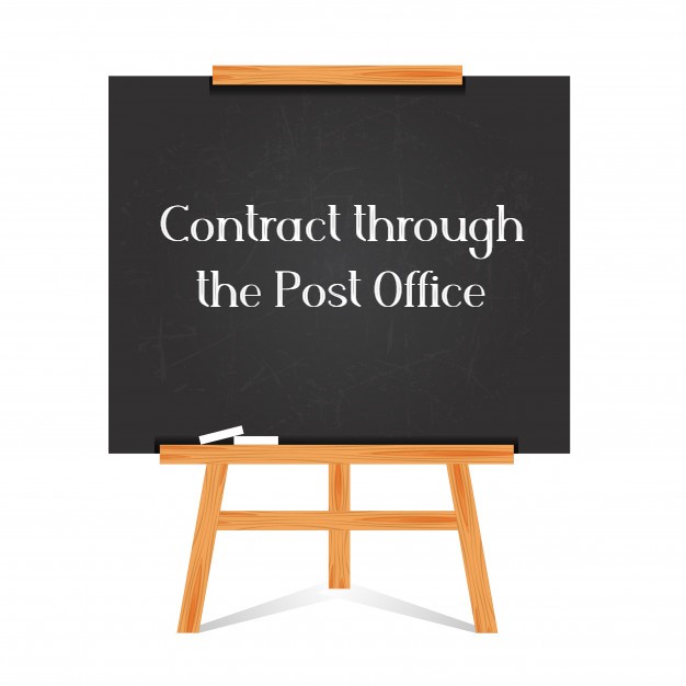 Contract through the Post Office