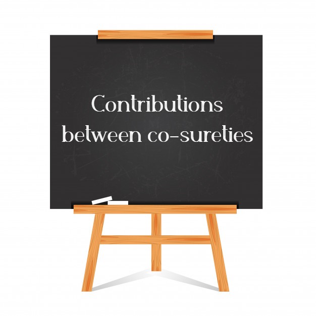 Contributions between co-sureties