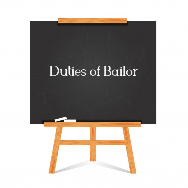 Duties of Bailor