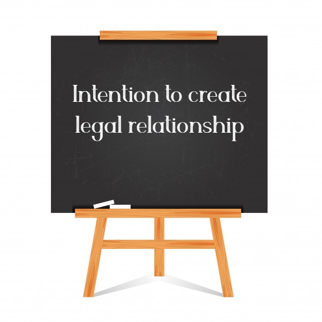 Intention to create legal relationship