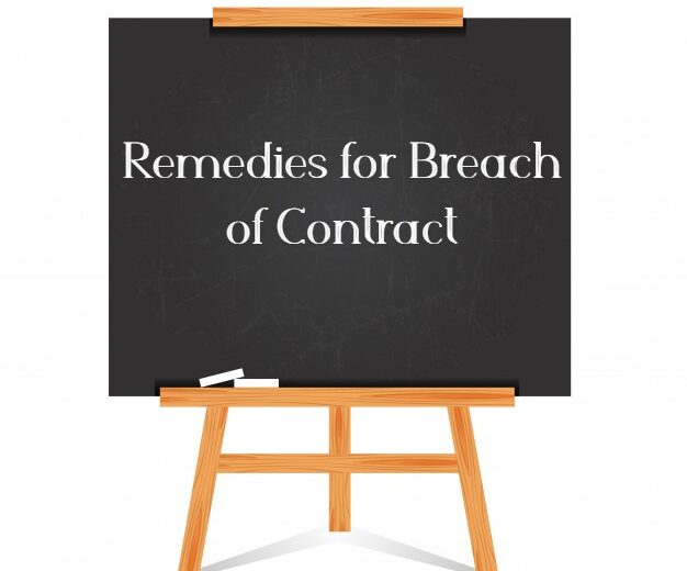 Remedies for Breach of Contract