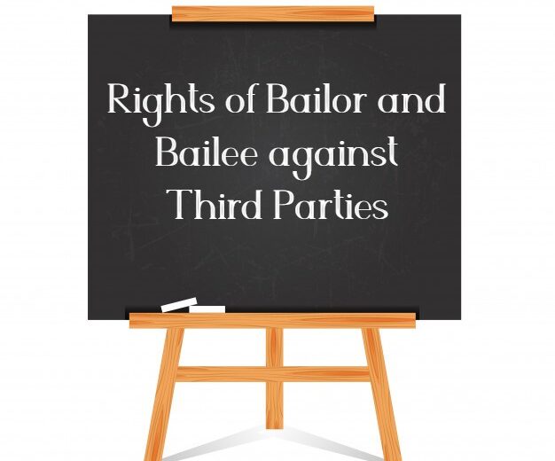 Rights of Bailor and Bailee against Third Parties