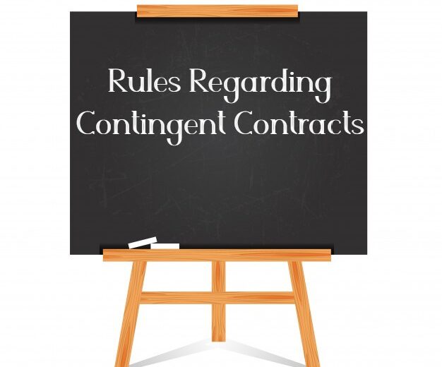 Contracts contingent upon the happening of a future uncertain event, cannot be enforced by law unless and