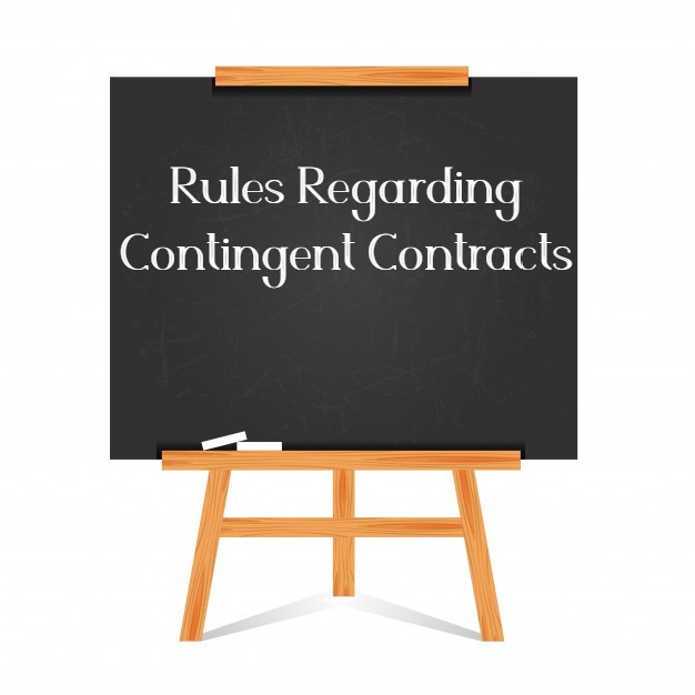 Contracts contingent upon the happening of a future uncertain event, cannot be enforced by law unless and