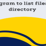 C program to list every file in a directory, inode number and file name