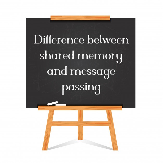 Difference between shared memory and message passing