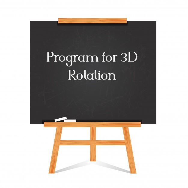 Program for 3D Rotation