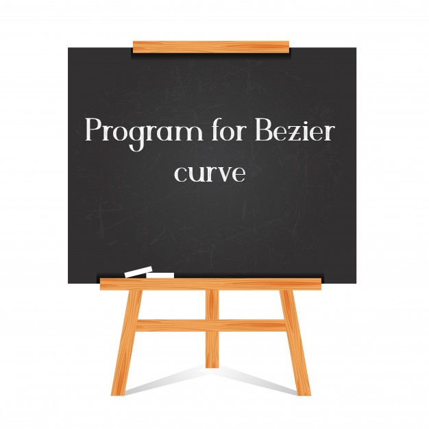 Program for Bezier curve