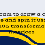 Program to create a house like figure and rotate it about a given fixed point using OpenGL functions