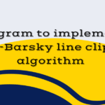 Graphic program to implement horizontal and vertical lines