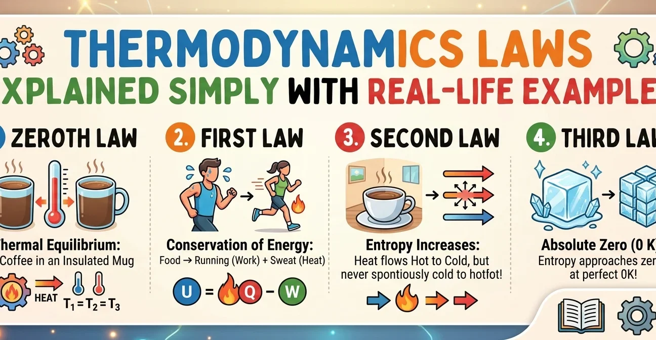thermodynamics laws explained simply